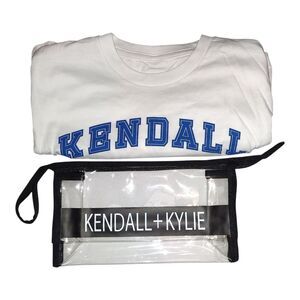 Kendall + Kylie T-shirt (S/M) & Makeup Bag Bundle